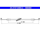 24.3727-0484.2 Seilzug, Feststellbremse 24.3727-0484.2 Seilzug, Feststellbremse