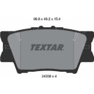 Textar | Bremsbelagsatz, Scheibenbremse | 2433801
