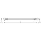 Metzger | Bremsschlauch | 4111548