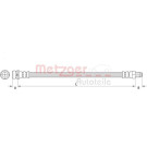 Metzger | Bremsschlauch | 4111335