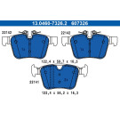 ATE | Bremsensatz, Scheibenbremse | 24.0120-0246.1 + 13.0460-7326.2