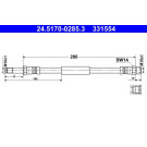 24.5170-0285.3 Bremsschlauch