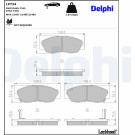 Delphi | Bremsbelagsatz, Scheibenbremse | LP734