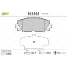 Valeo | Bremsbelagsatz, Scheibenbremse | 598896
