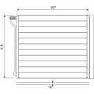 Valeo | Kondensator, Klimaanlage | 822649