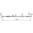1 987 482 852 Seilzug, Feststellbremse 1 987 482 852 Seilzug, Feststellbremse