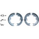 Textar | Bremsbackensatz, Feststellbremse | 91066200 Textar | Bremsbackensatz, Feststellbremse | 91066200