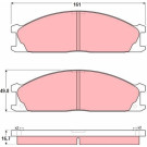 GDB1017 Bremsbelagsatz, Scheibenbremse GDB1017 Bremsbelagsatz, Scheibenbremse