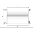 822609 Kondensator, Klimaanlage