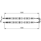 1 987 482 107 Seilzug, Feststellbremse 1 987 482 107 Seilzug, Feststellbremse