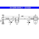 24.5299-0449.3 Bremsschlauch