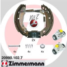 Zimmermann | Bremsbackensatz | 20990.102.7