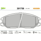 301759 Bremsbelagsatz, Scheibenbremse ESSENTIAL