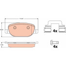 GDB2129 Bremsbelagsatz, Scheibenbremse GDB2129 Bremsbelagsatz, Scheibenbremse