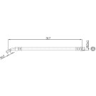 Metzger | Bremsschlauch | 4113680