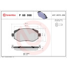 Brembo | Bremsbelagsatz, Scheibenbremse | P 68 068