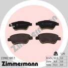 Zimmermann | Bremsbelagsatz, Scheibenbremse | 23982.180.1