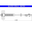 24.3727-1701.2 Seilzug, Feststellbremse 24.3727-1701.2 Seilzug, Feststellbremse