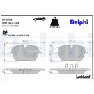 Delphi | Bremsbelagsatz, Scheibenbremse | LP2065