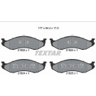 Textar | Bremsbelagsatz, Scheibenbremse | 2182202