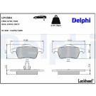 Delphi | Bremsbelagsatz, Scheibenbremse | LP1504