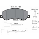 2448401 Bremsbelagsatz, Scheibenbremse Q+