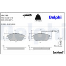 Delphi | Bremsbelagsatz, Scheibenbremse | LP1720