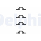Delphi LX0260 Zubehörsatz, Scheibenbremsbelag