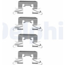 LX0507 Zubehörsatz, Scheibenbremsbelag