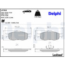 Delphi | Bremsbelagsatz, Scheibenbremse | LP782 Delphi | Bremsbelagsatz, Scheibenbremse | LP782