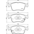 Brembo | Bremsbelagsatz, Scheibenbremse | P 24 218