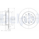 Delphi | Bremsscheibe | BG3862