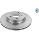 2 x MEYLE Bremsscheibe | 015 523 0033/PD