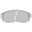 Valeo | Bremsbelagsatz, Scheibenbremse | 301011