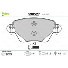 Valeo | Bremsbelagsatz, Scheibenbremse | 598527