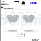 Delphi | Bremsbelagsatz, Scheibenbremse | LP2162 Delphi | Bremsbelagsatz, Scheibenbremse | LP2162