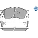 Meyle | Bremsbelagsatz, Scheibenbremse | 025 246 4815/W