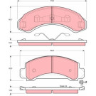 GDB4004 Bremsbelagsatz, Scheibenbremse GDB4004 Bremsbelagsatz, Scheibenbremse