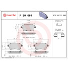 Brembo | Bremsbelagsatz, Scheibenbremse | P 30 064