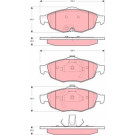 GDB4125 Bremsbelagsatz, Scheibenbremse GDB4125 Bremsbelagsatz, Scheibenbremse