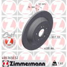 Zimmermann | Bremsscheibe | 400.3650.52