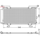 DCN36004 Kondensator, Klimaanlage DCN36004 Kondensator, Klimaanlage
