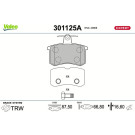 301125A Bremsbelagsatz, Scheibenbremse EXPERT