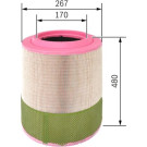 BOSCH F 026 400 249 Luftfilter