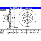 ATE | Bremsscheibe | 24.0128-0253.1