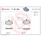 Brembo | Bremsbelagsatz, Scheibenbremse | P 23 044