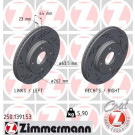 Zimmermann | Bremsscheibe | 250.1391.53