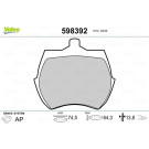 598392 Bremsbelagsatz, Scheibenbremse