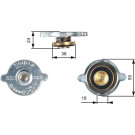 RC125 Verschlussdeckel, Kühler