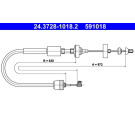 24.3728-1018.2 Seilzug, Kupplungsbetätigung 24.3728-1018.2 Seilzug, Kupplungsbetätigung
